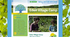 Desktop Screenshot of edenvillagecamp.org